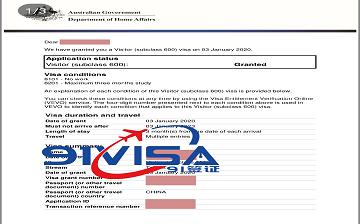办理澳大利亚旅游签证，沈阳张先生成功出签-【91签证网】
